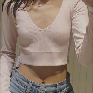 Garage Sonia Long sleeve V neck Crop Size S